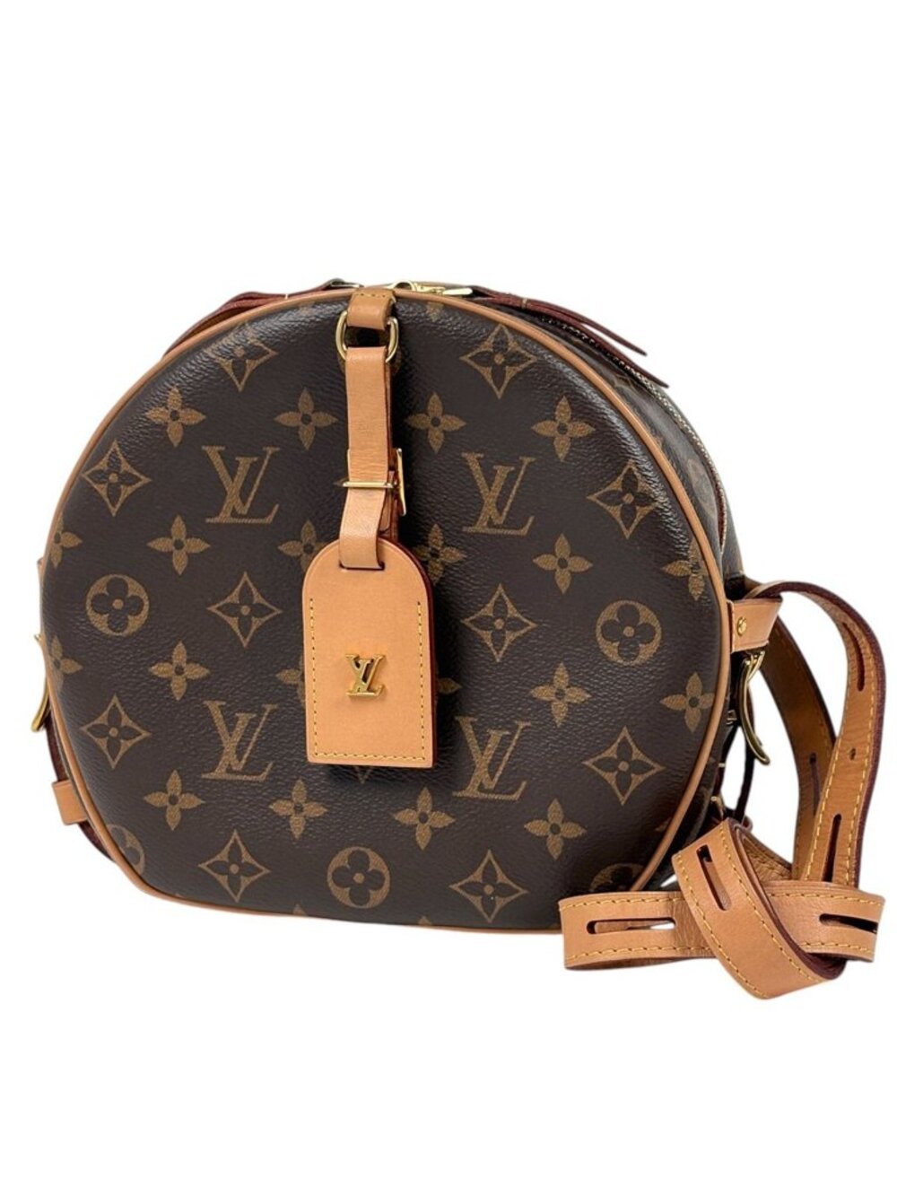 Louis Vuitton Boite Chapeau Souple Shoulder Bag Crossbody Monogram Brown